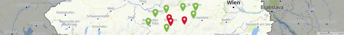 Map view for Pharmacies emergency services nearby Puchenstuben (Scheibbs, Niederösterreich)